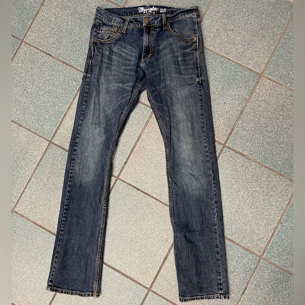Wrangler Retros Slim Bootcut Jeans 32 W x 36 L